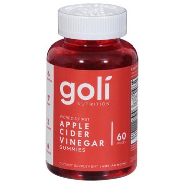 Goli Nutrition Apple Cider Vinegar Gummies, 60 ct