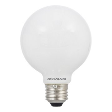 Sylvania TruWave G25 60-Watt Frosted LED Light Bulbs - Daylight, 2 pk