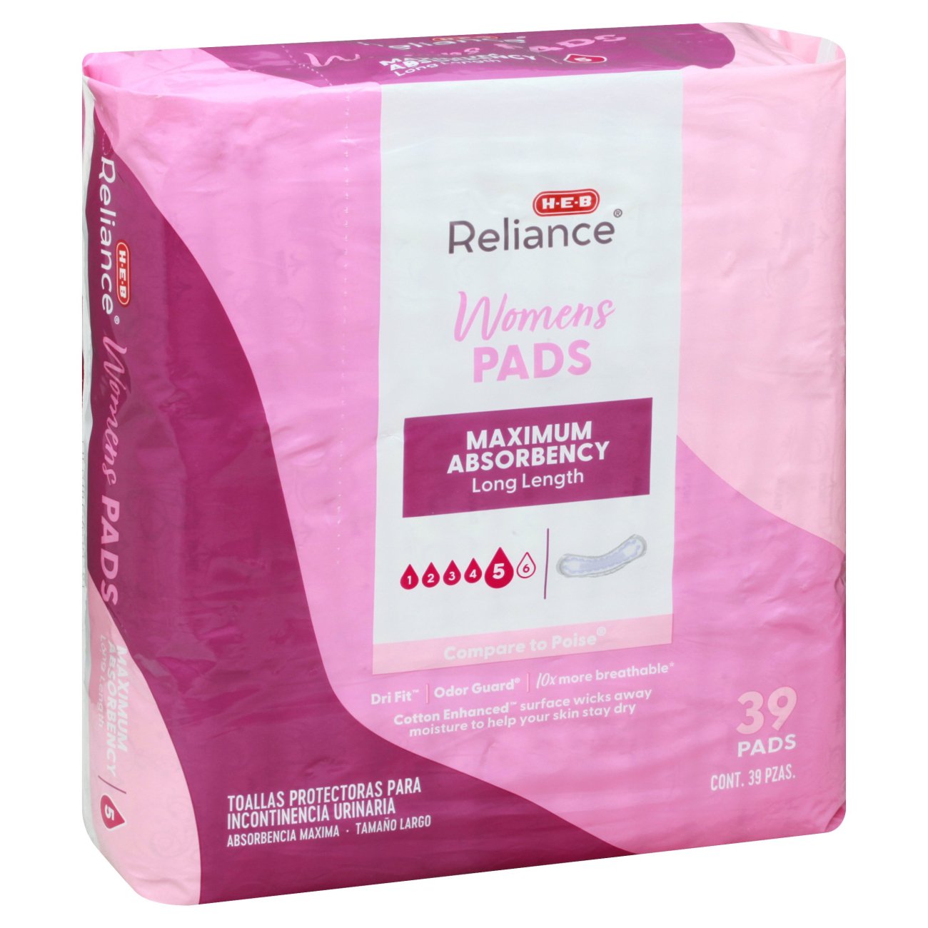 Incontinence Pads - Maximum Absorbency - Long - 39ct - Up & Up