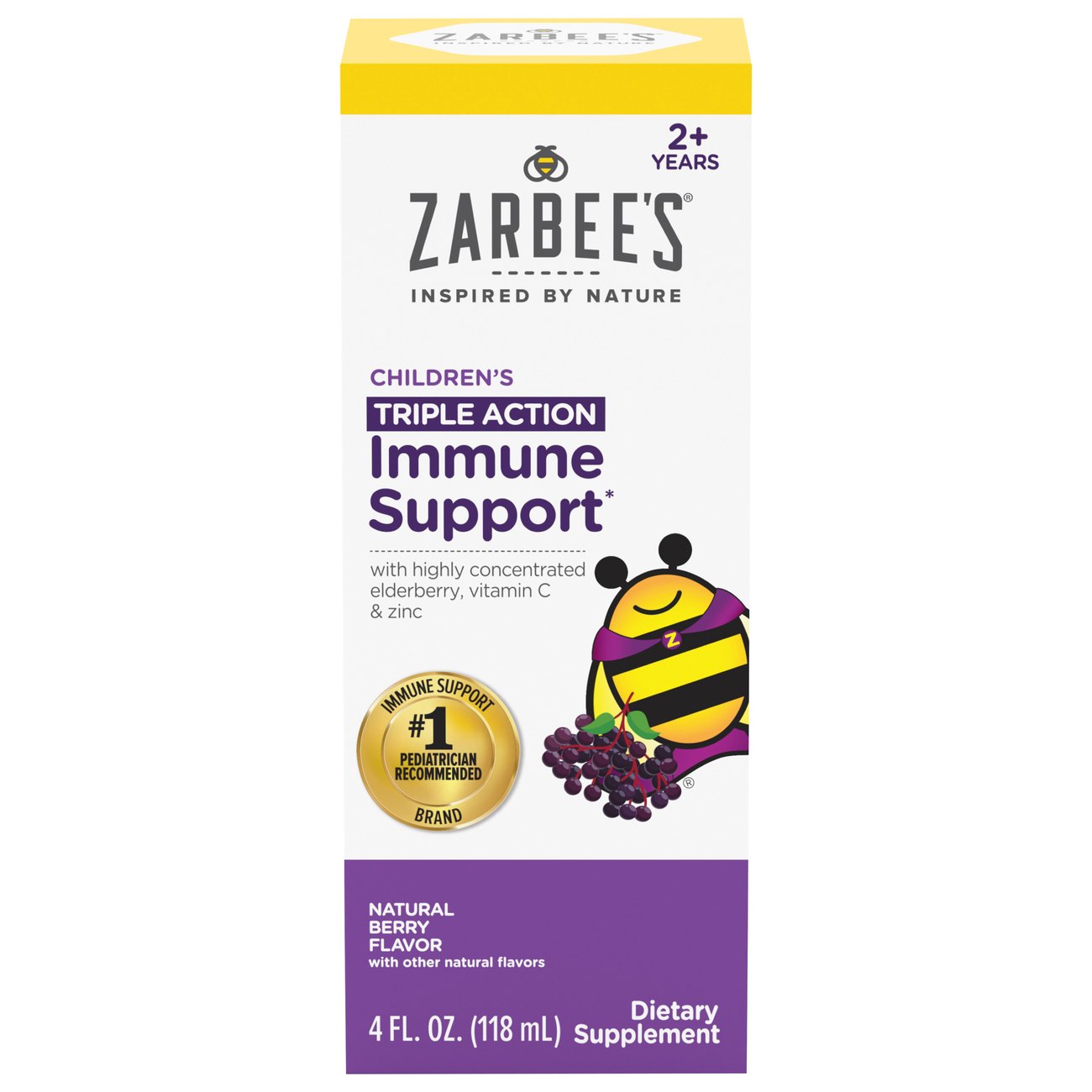 Zarbee's Naturals Children's Elderberry Syrup for Immune Support Shop