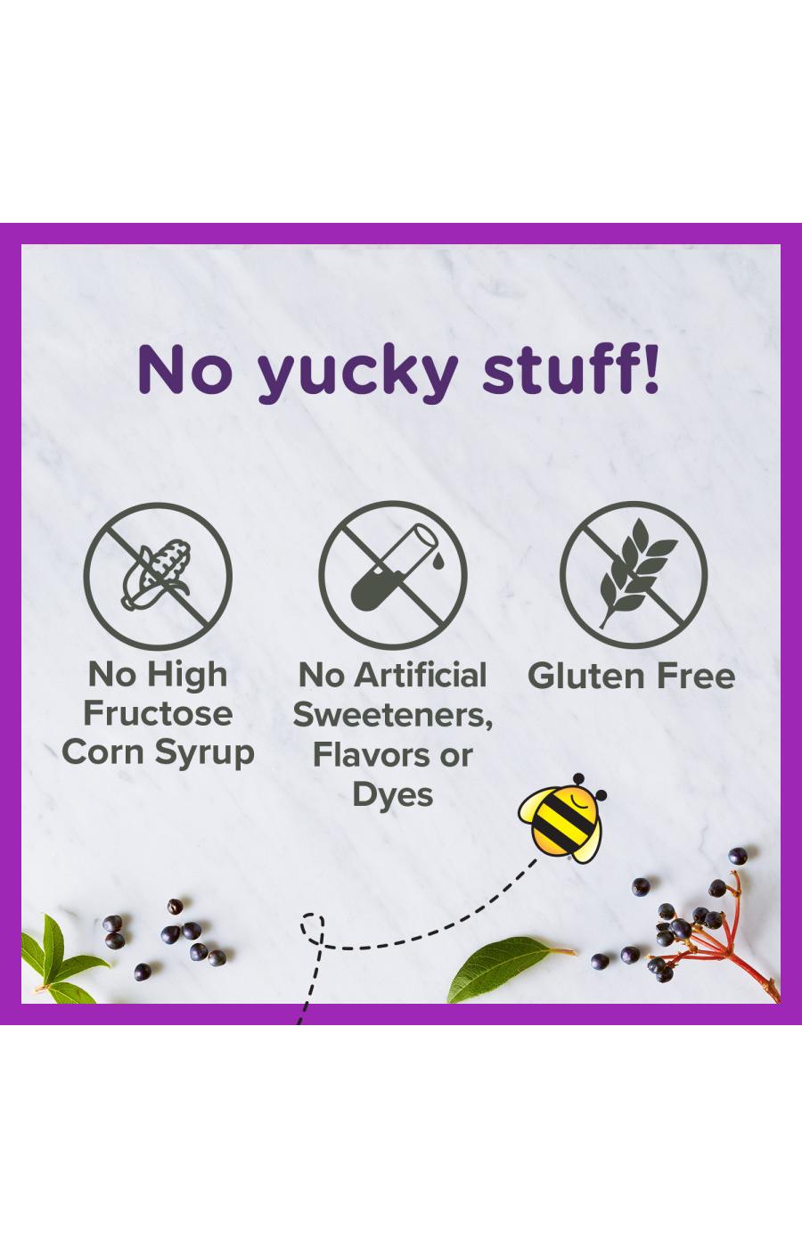 Zarbee's Children's Triple Action Immune Support Elderberry Syrup Shop Cough, Cold & Flu at HEB