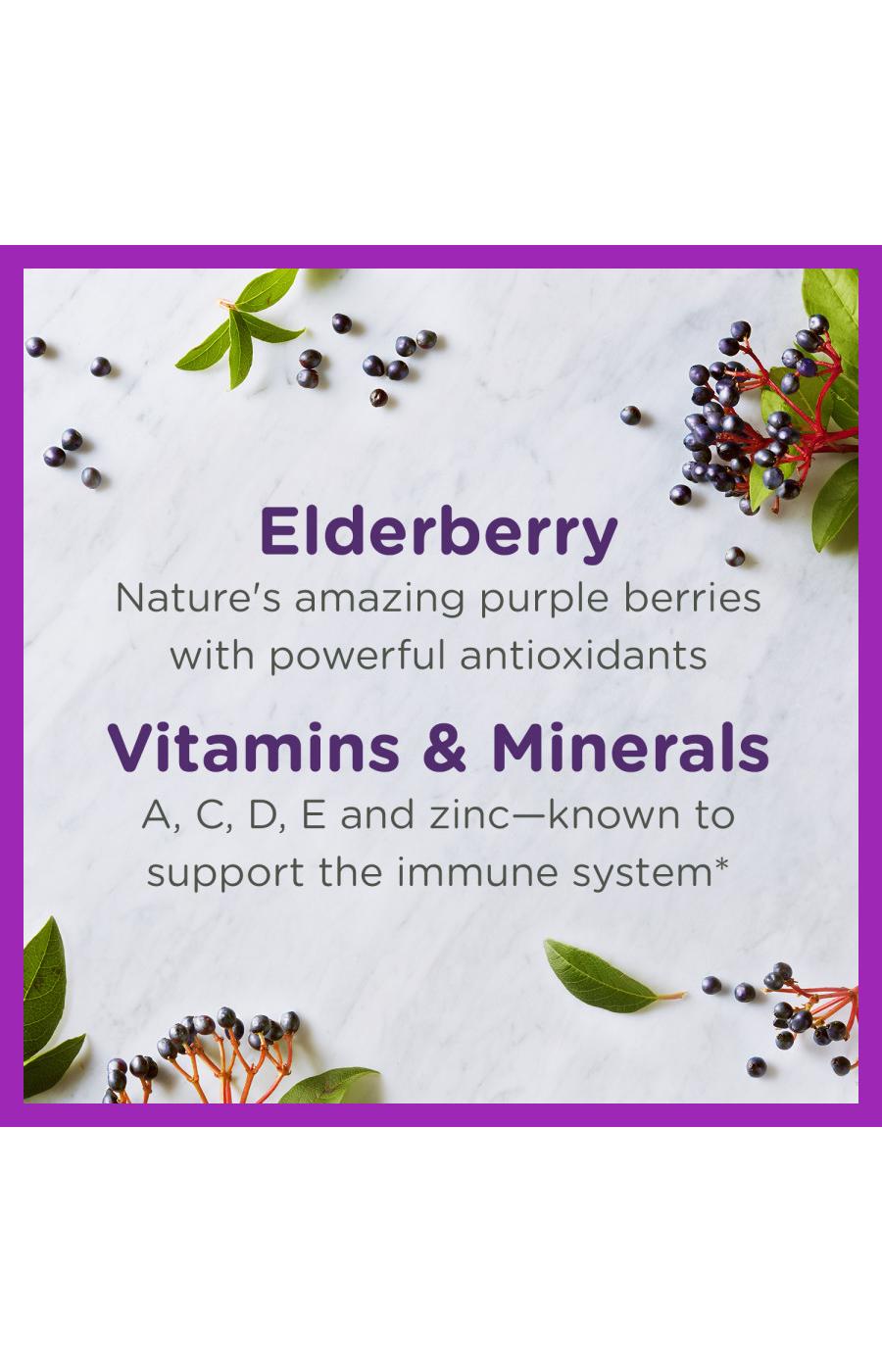 Zarbee's Children's Triple Action Immune Support Elderberry Syrup