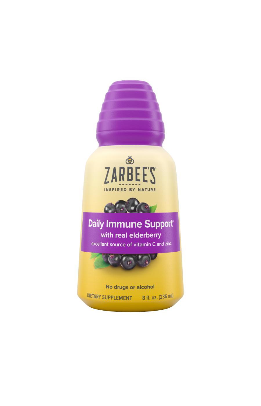 Zarbee's Daily Immune Support Syrup with Real Elderberry; image 1 of 7