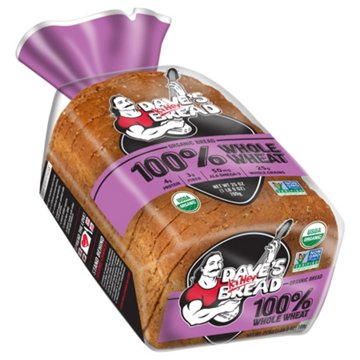 Dave's Killer Bread 100% Whole Wheat Organic Sliced Bread, 25 oz