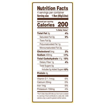 Canyon Bakehouse Gluten Free 100% Whole Grain Burger Buns