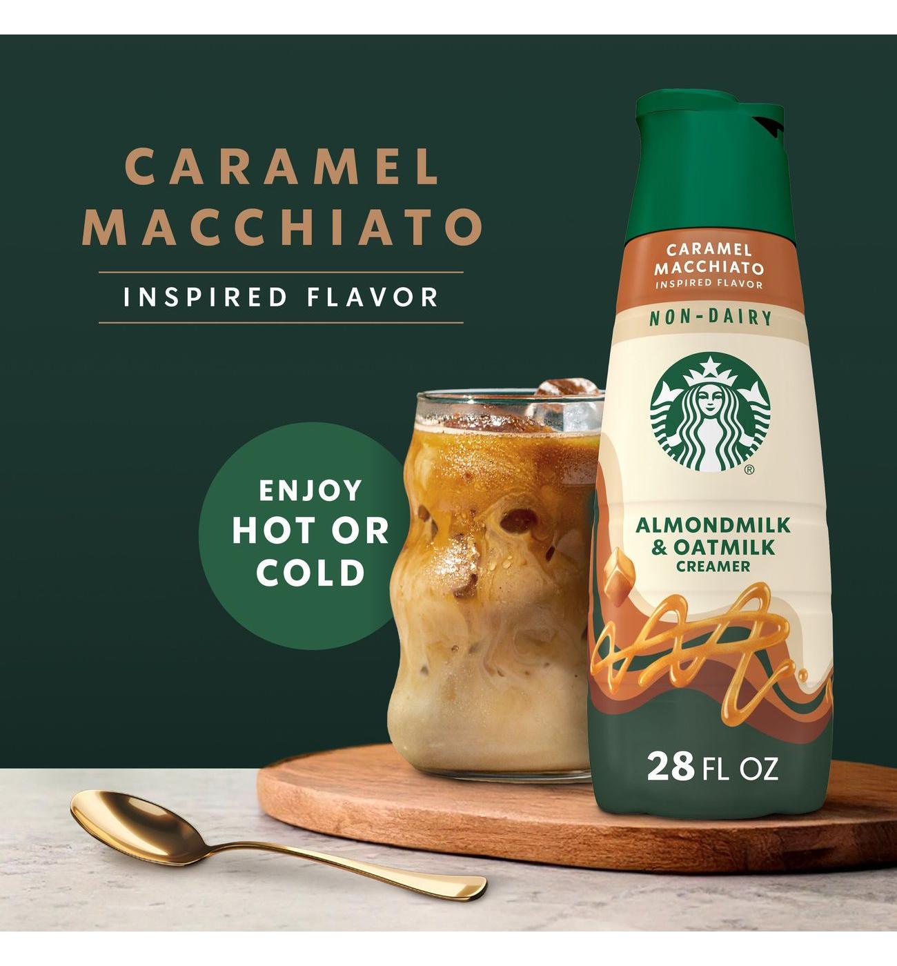 Starbucks Non-Dairy Almond & Oat Milk Liquid Coffee Creamer - Caramel Macchiato; image 2 of 8