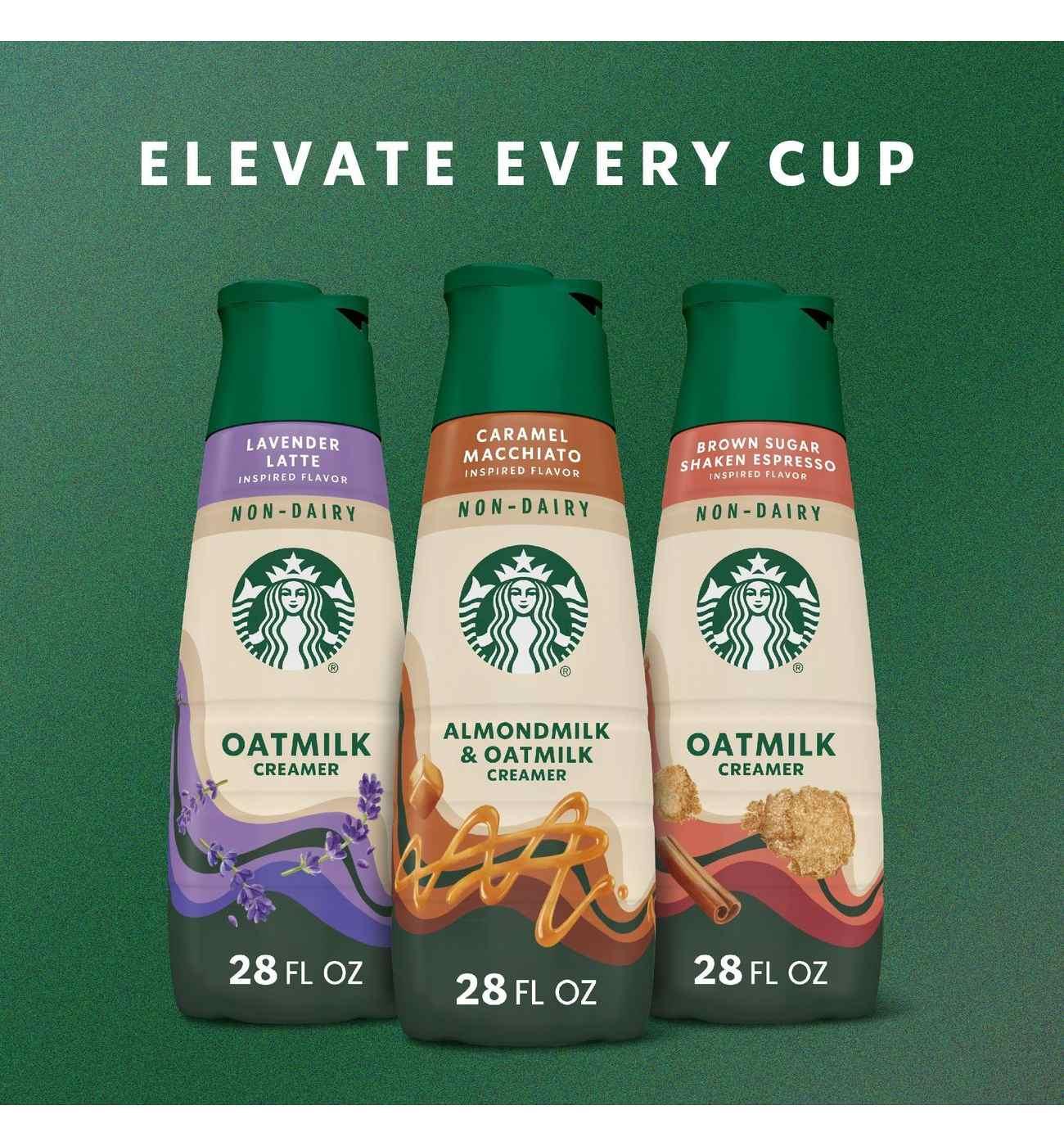 Starbucks Non-Dairy Almond & Oat Milk Liquid Coffee Creamer - Caramel Macchiato; image 4 of 8