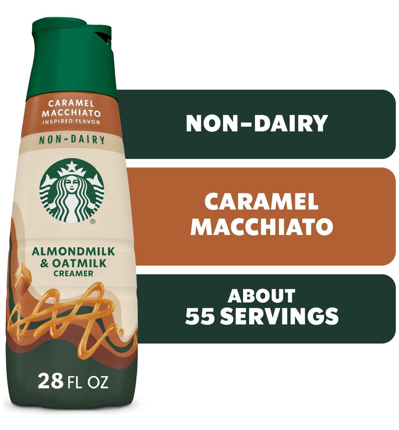 Starbucks Non-Dairy Almond & Oat Milk Liquid Coffee Creamer - Caramel Macchiato; image 5 of 8