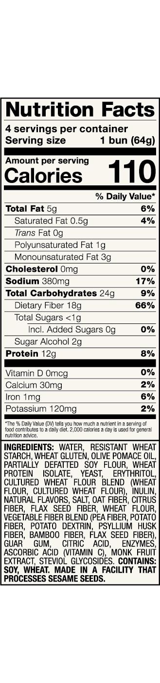 Sola Golden Wheat Hot Dog Buns; image 3 of 3