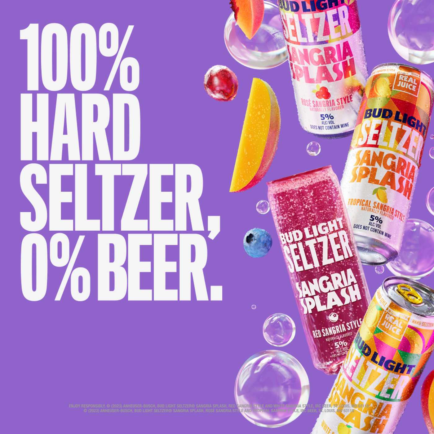 Bud Light Hard Seltzer Sangria Splash Seasonal Variety, 12 pack; image 5 of 8