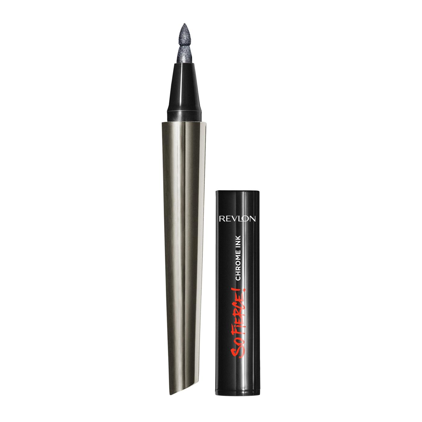 Revlon So Fierce! Chrome Ink Liquid Eyeliner, 901 Gunmetal; image 1 of 7