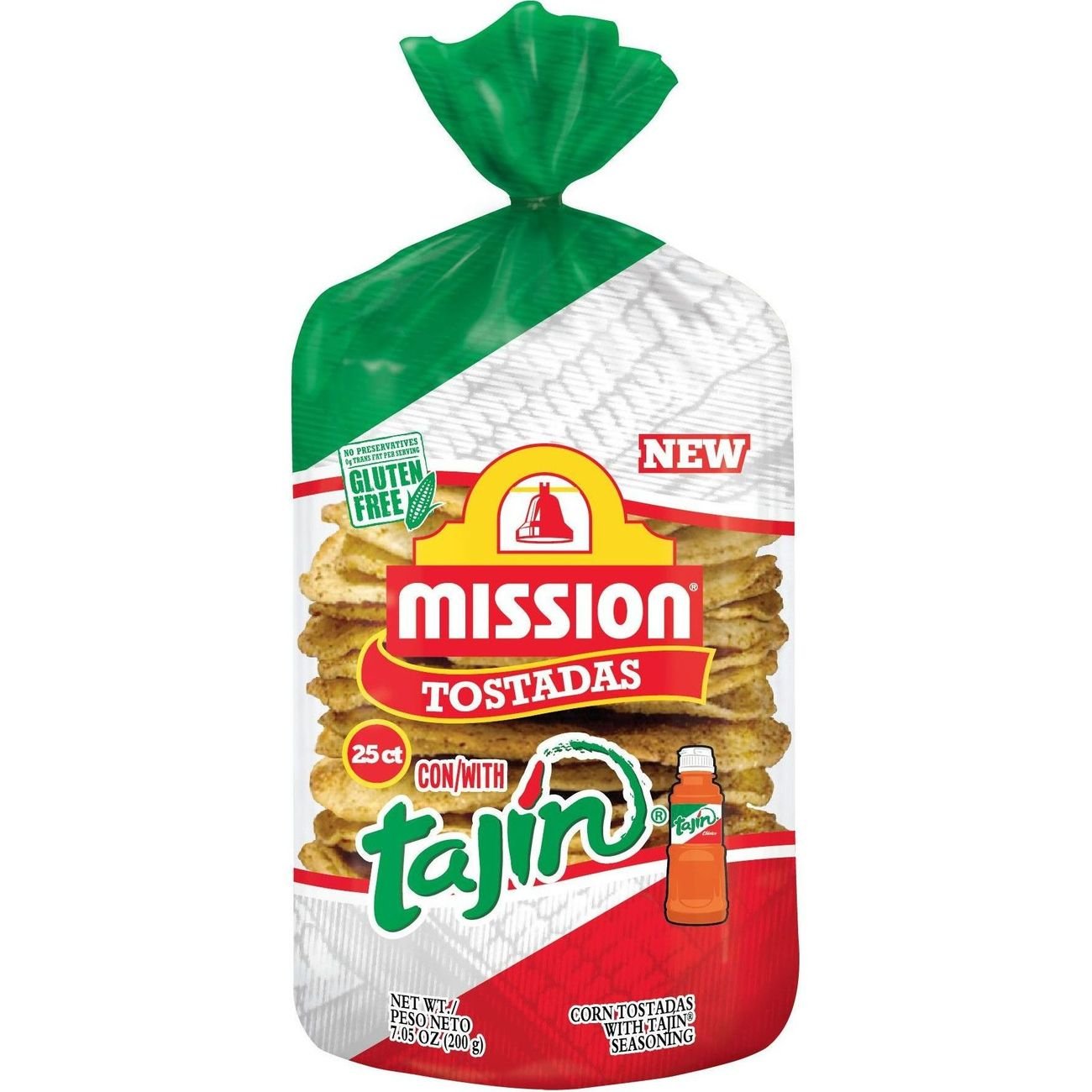 Mission Tajin Tostadas, 25 ct