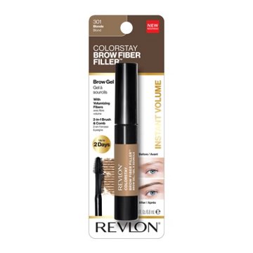 Revlon ColorStay Brow Fiber Filler Brow Gel, 301 Blonde