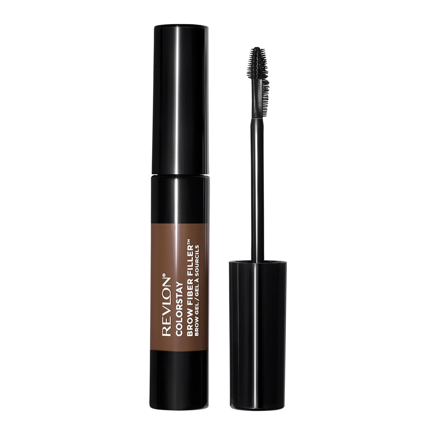 Revlon ColorStay Brow Fiber Filler Brow Gel, 303 Medium Brown; image 4 of 7