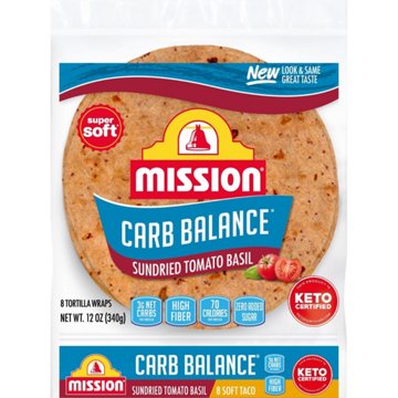 Mission Carb Balance Sundried Tomato Basil Tortilla Wraps