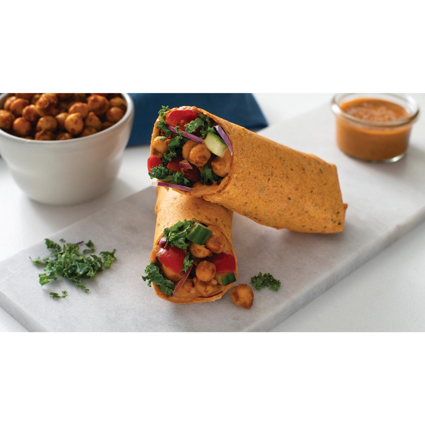 Mission Super Soft Carb Balance Sundried Tomato Basil Tortilla Wraps 8 Count; image 3 of 6