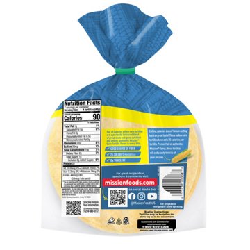 Mission 25 Calories Yellow Corn Tortillas, 30 ct