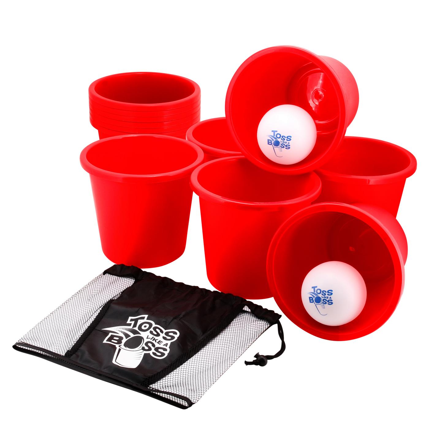 Banzai Toss Like A Boss Giant Yard Pong Game; image 3 of 11