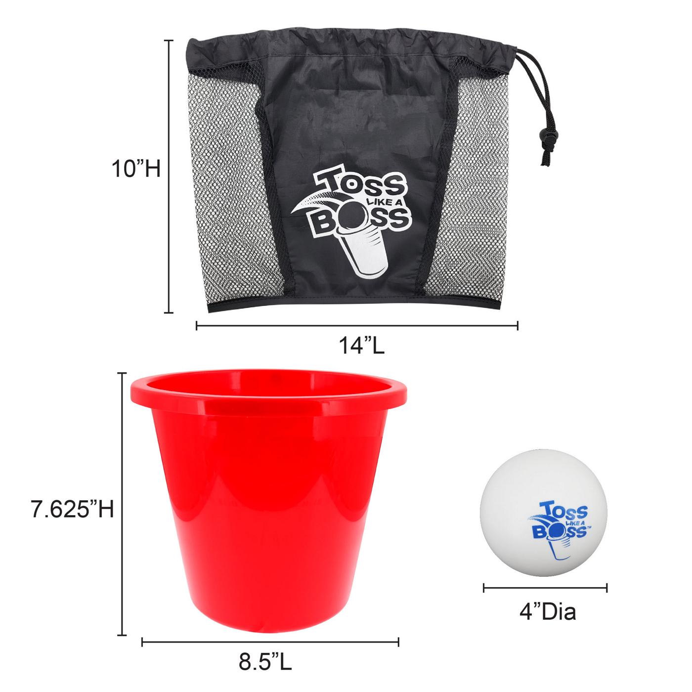 Banzai Toss Like A Boss Giant Yard Pong Game; image 10 of 11