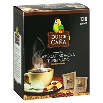 Dulce Cana Turbinado Sugar Packets, 130 ct