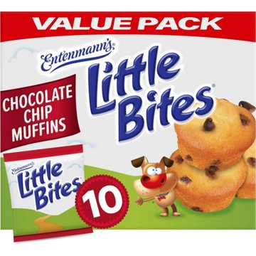 Entenmann's Little Bites Chocolatey Chip Mini Muffins Value Pack, 10 ct