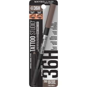 Maybelline Tattoo Studio 36 Hour Longwear Brow Pencil - 260 Deep Brown