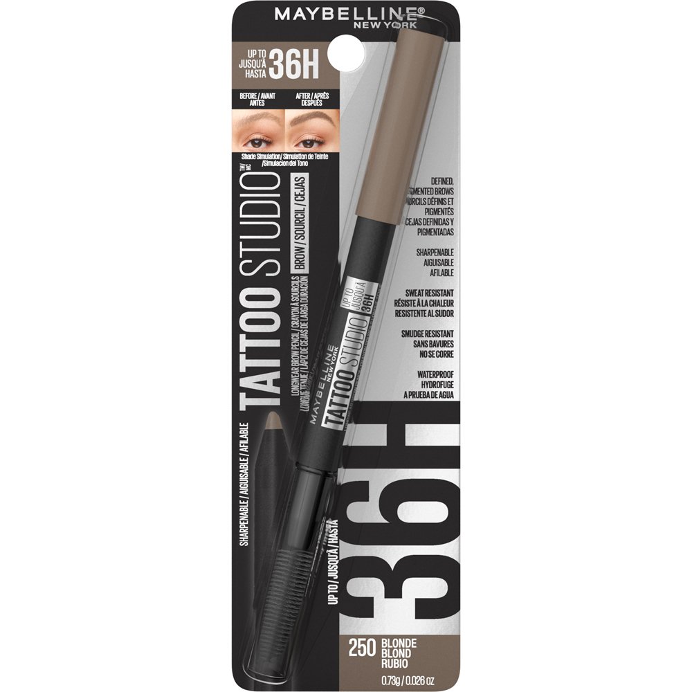 Maybelline Tattoo Brow 36h оттенки