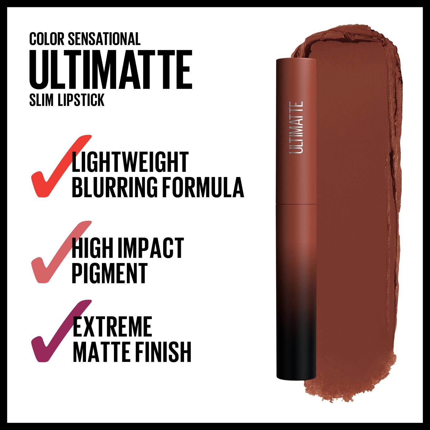 Maybelline Color Sensational Ultimatte Slim Lipstick - More Truffle; image 4 of 4