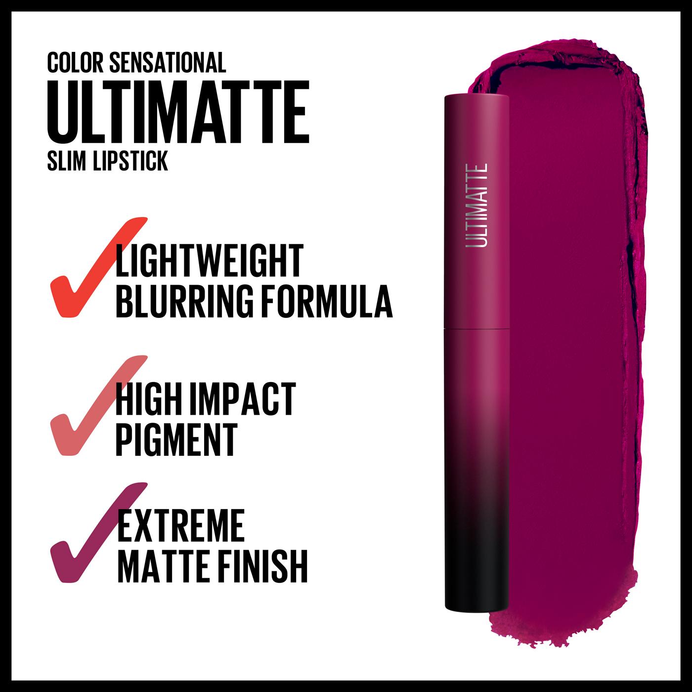 Maybelline Color Sensational Ultimatte Lipstick - More Berry; image 3 of 3