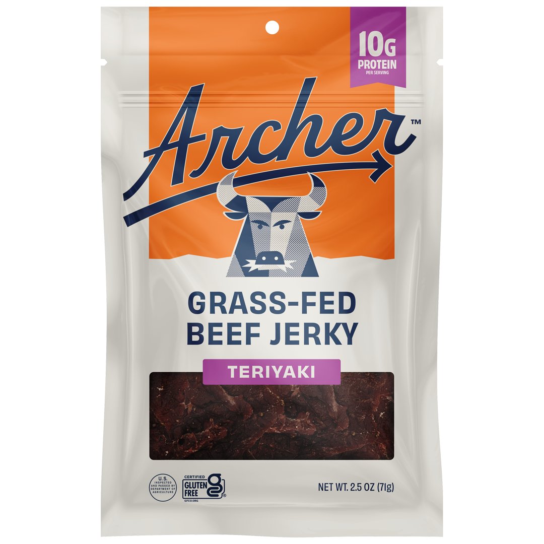 Country Archer Teriyaki Grass Fed Beef Jerky Shop Jerky at HEB