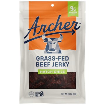 Archer 9g Protein Grass-Fed Beef Jerky - Hatch Chile, 2.5 oz