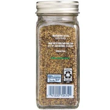 H-E-B Coarse Ground Black Pepper Spice, 1.9 oz