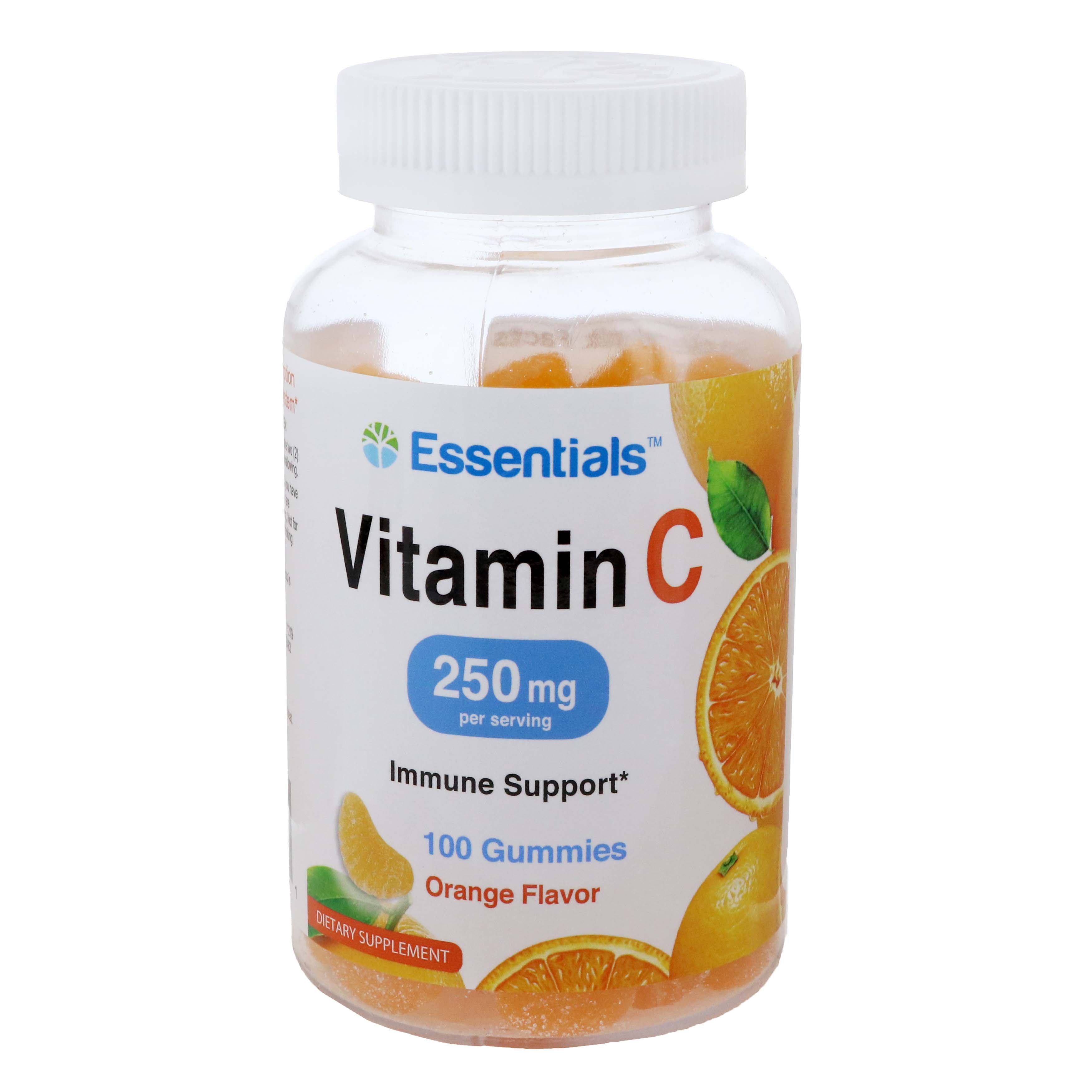 Essentials 250 mg Vitamin C Orange Flavor Adult Gummies - Shop Vitamins ...