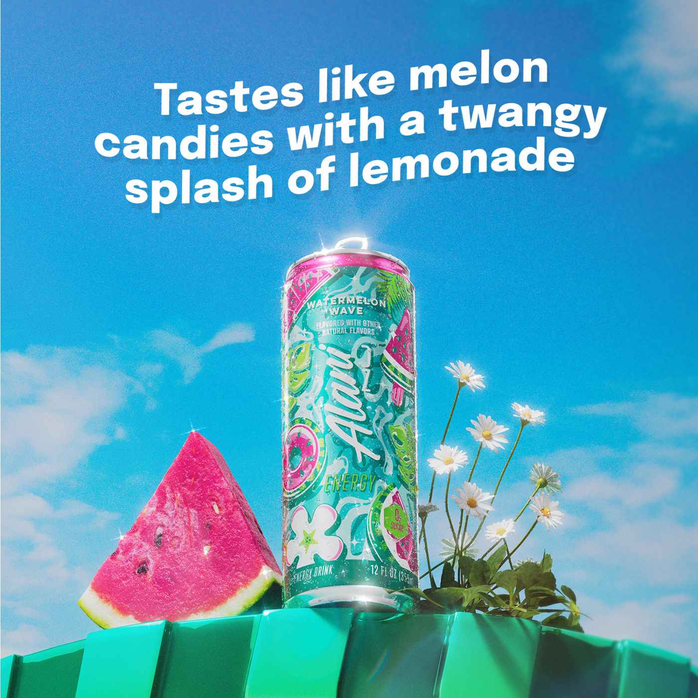 Alani Nu Zero Sugar Energy Drink - Watermelon Wave; image 3 of 6