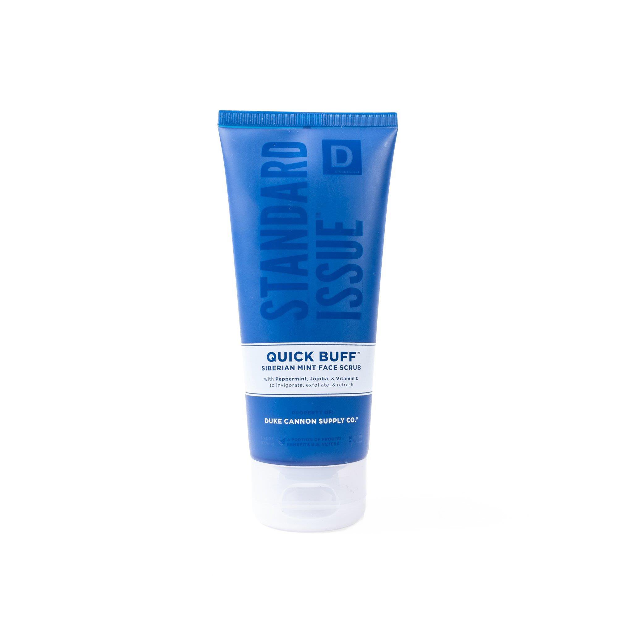 Duke Cannon Quick Buff Siberian Mint Face Scrub Shop Facial cleansers