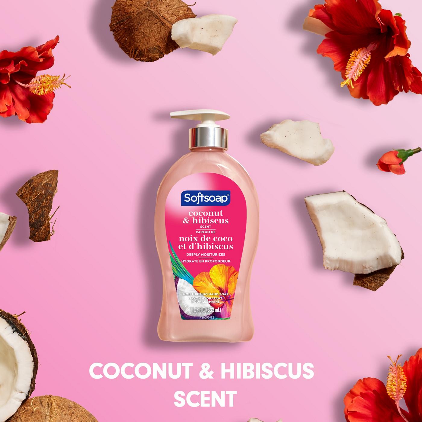 Softsoap Moisturizing Liquid Hand Soap Coconut & Hibiscus Shop Hand