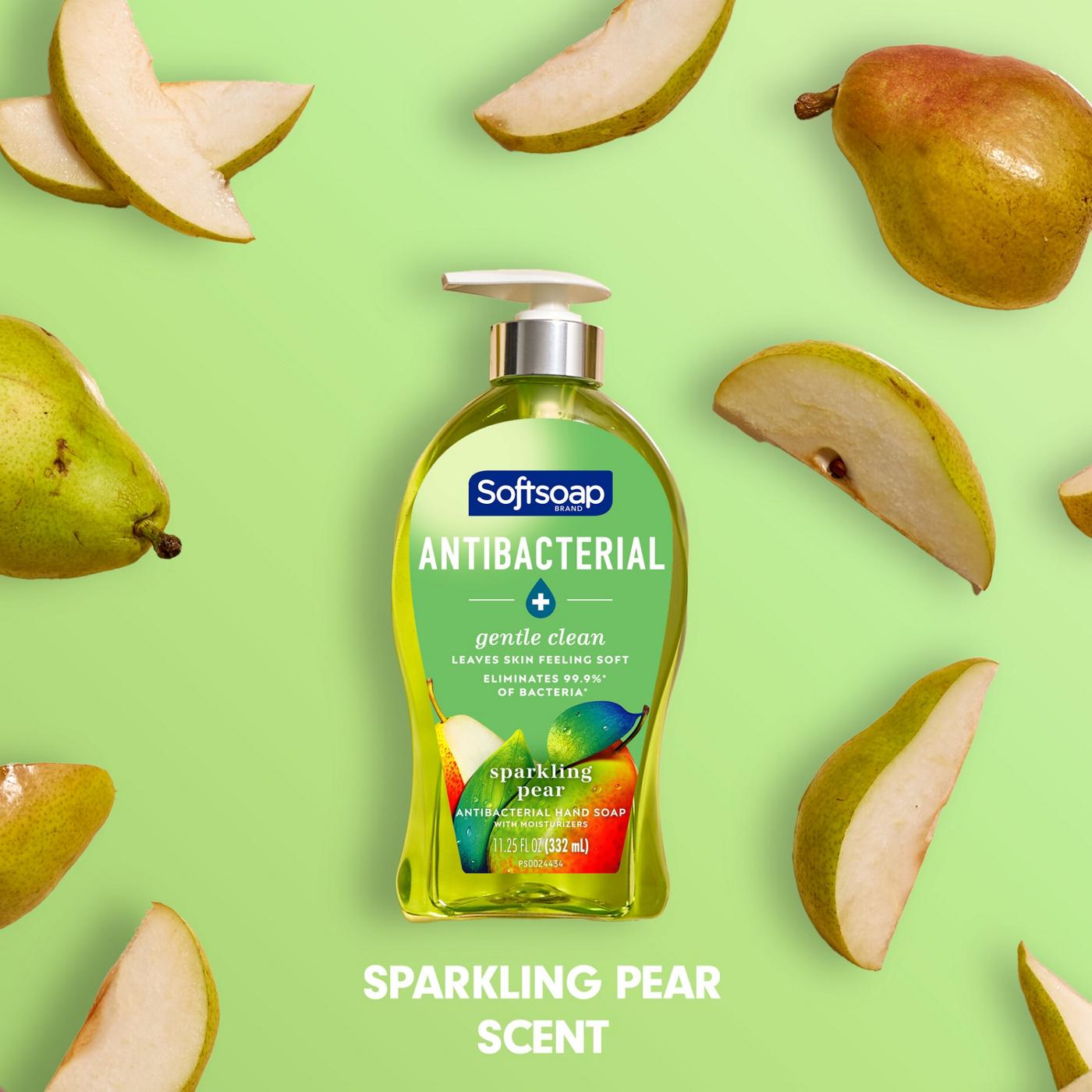 Softsoap Antibacterial Hand Soap - Sparkling Pear; image 3 of 6
