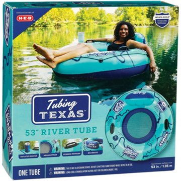 H-E-B Tubing Texas Inflatable River Tube - Teal, 53"