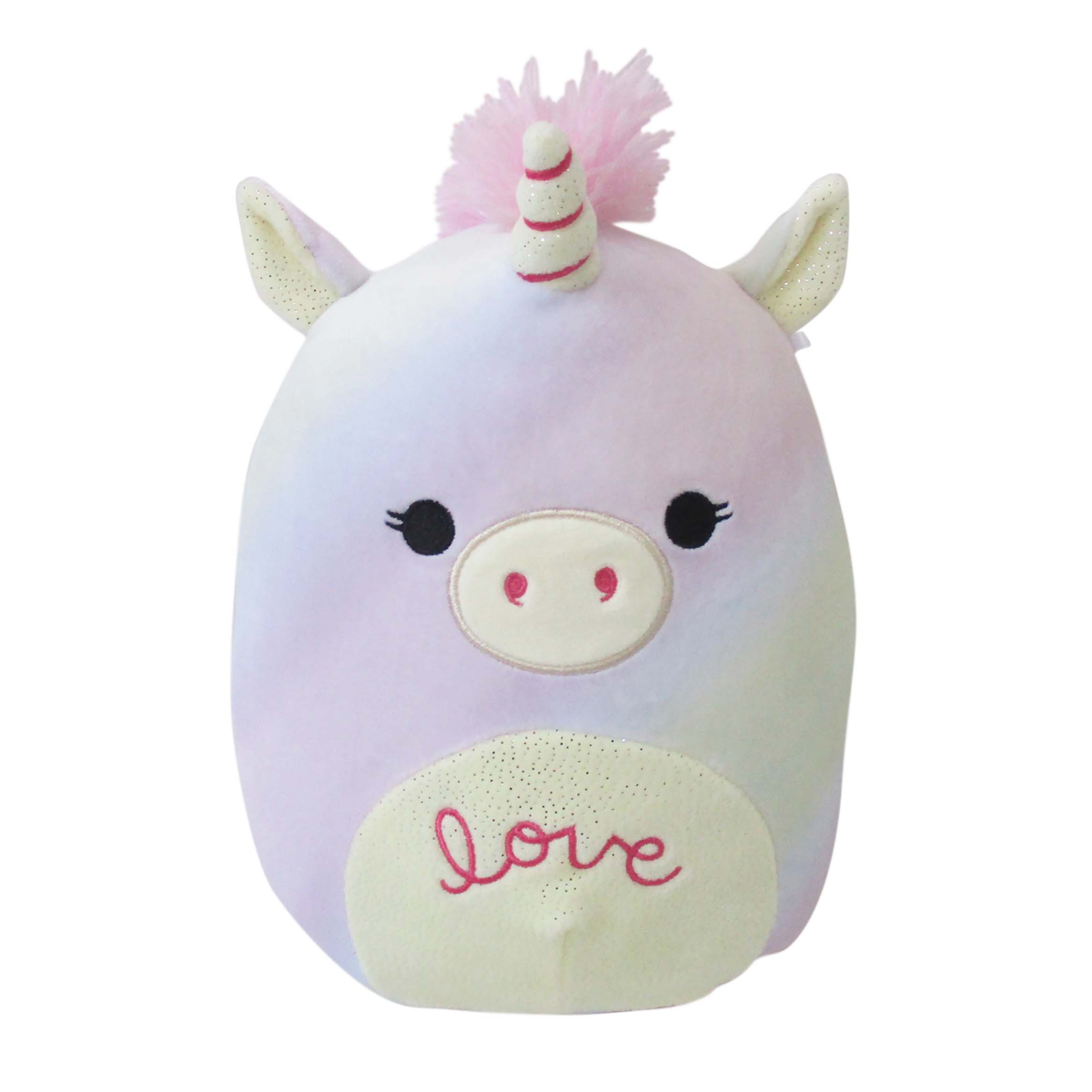 Squishmallows Love Rainbow Unicorn Valentines Plush Shop Plush Toys At H E B