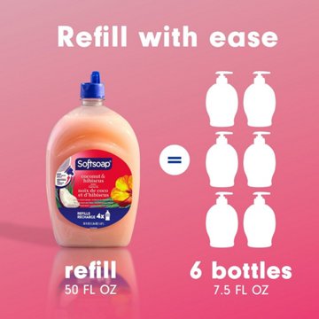 Softsoap Liquid Hand Soap Refill - Coconut And Hibiscus