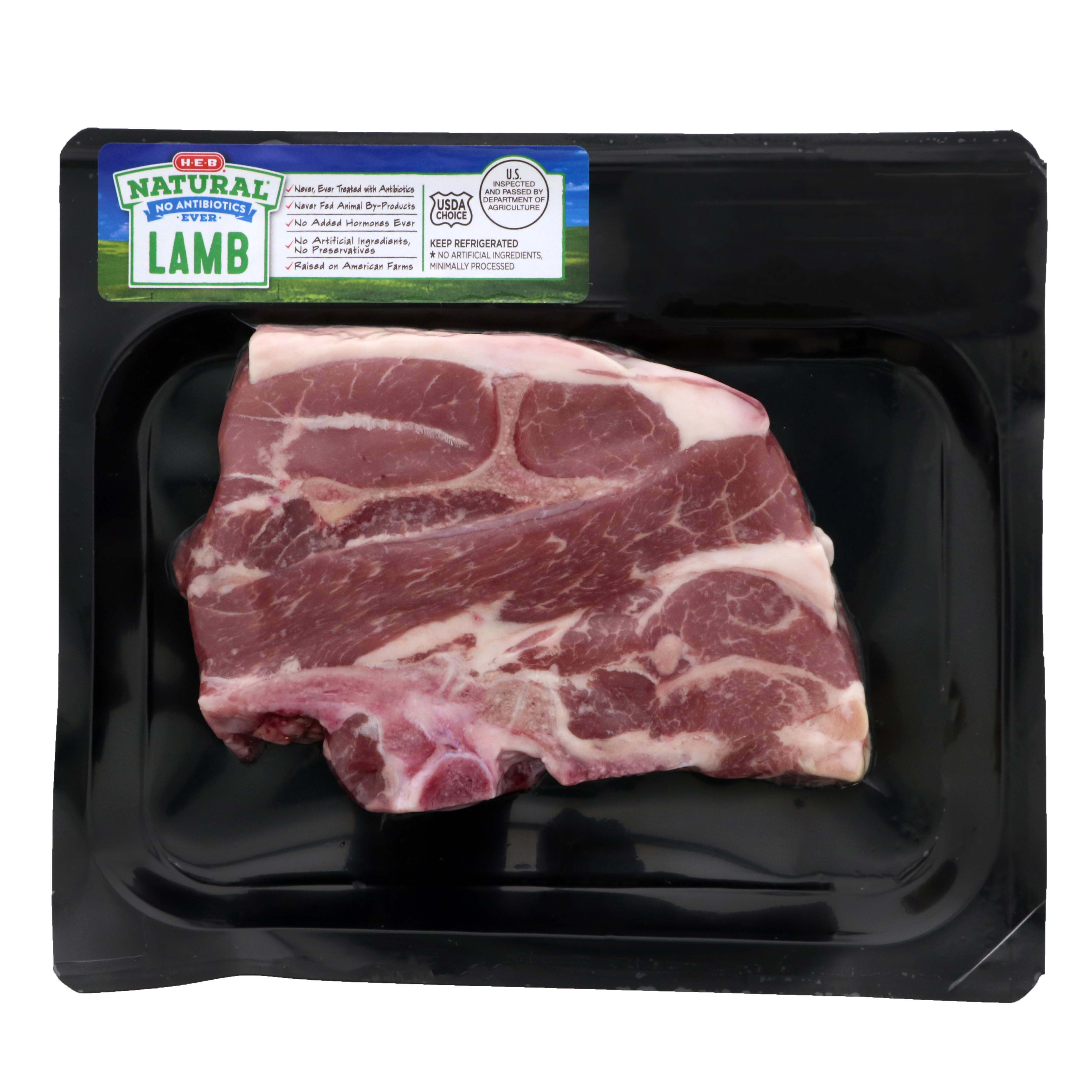 H-E-B Natural Lamb Shoulder Chop - Shop Lamb & Goat At H-E-B