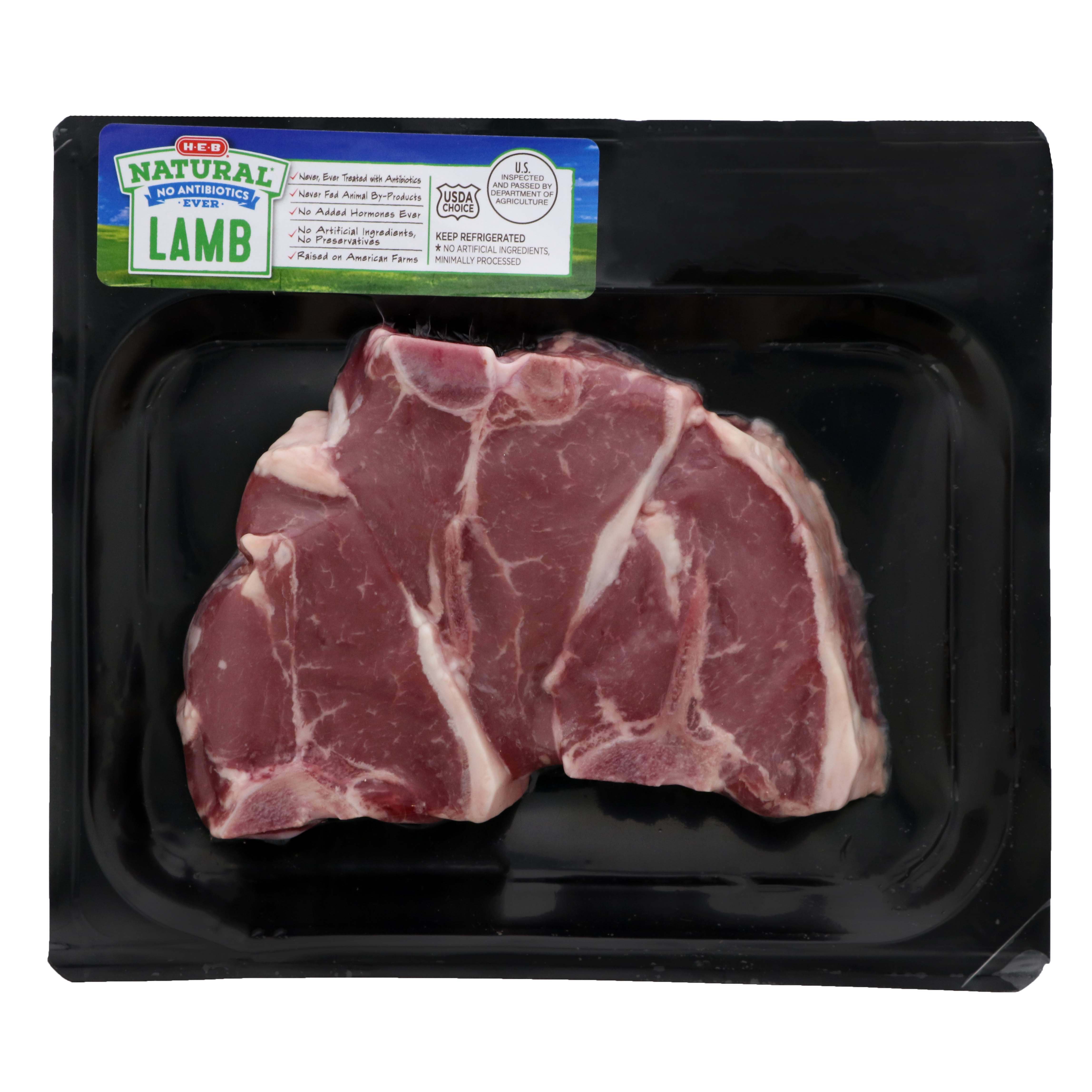 H-E-B Natural Lamb Loin Chops - Shop Lamb & Goat At H-E-B