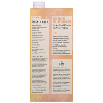 Kettle & Fire Organic Chicken Broth, 32 oz