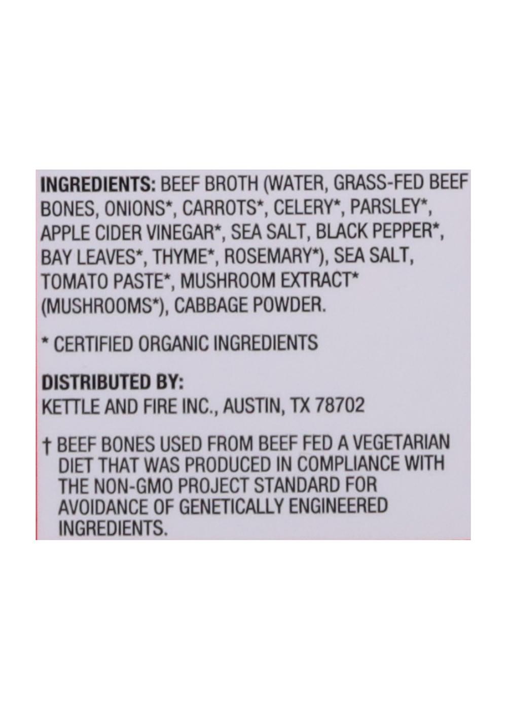 Kettle & Fire Beef Broth; image 2 of 6