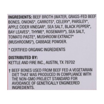 Kettle & Fire Beef Broth, 32 oz