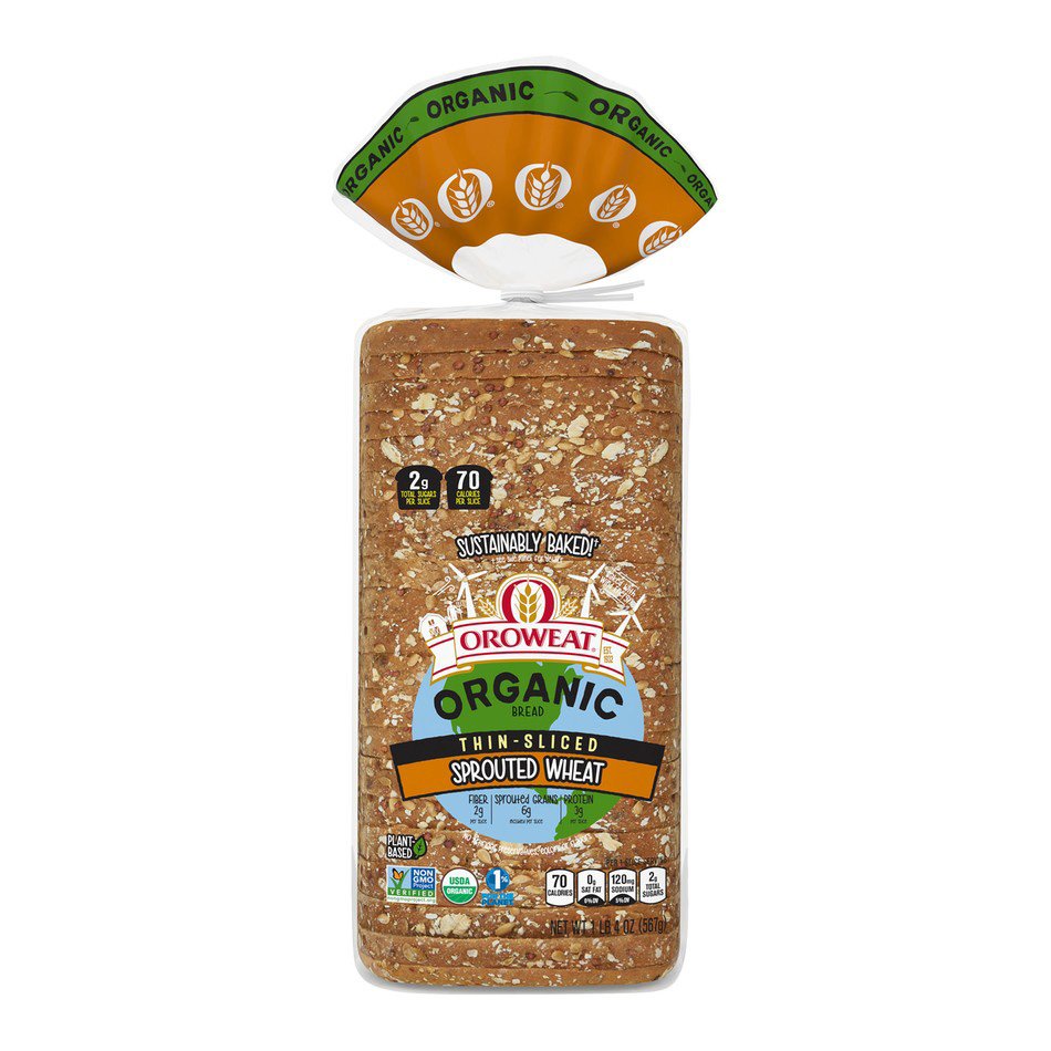 Oroweat Organic Thin Sliced Sprouted Wheat Bread - Shop Bread at H-E-B