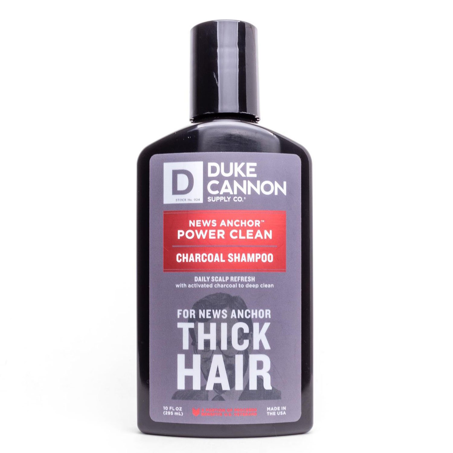 Duke Cannon News Anchor Power Clean Charcoal Shampoo - Shop Hair Care at  H-E-B