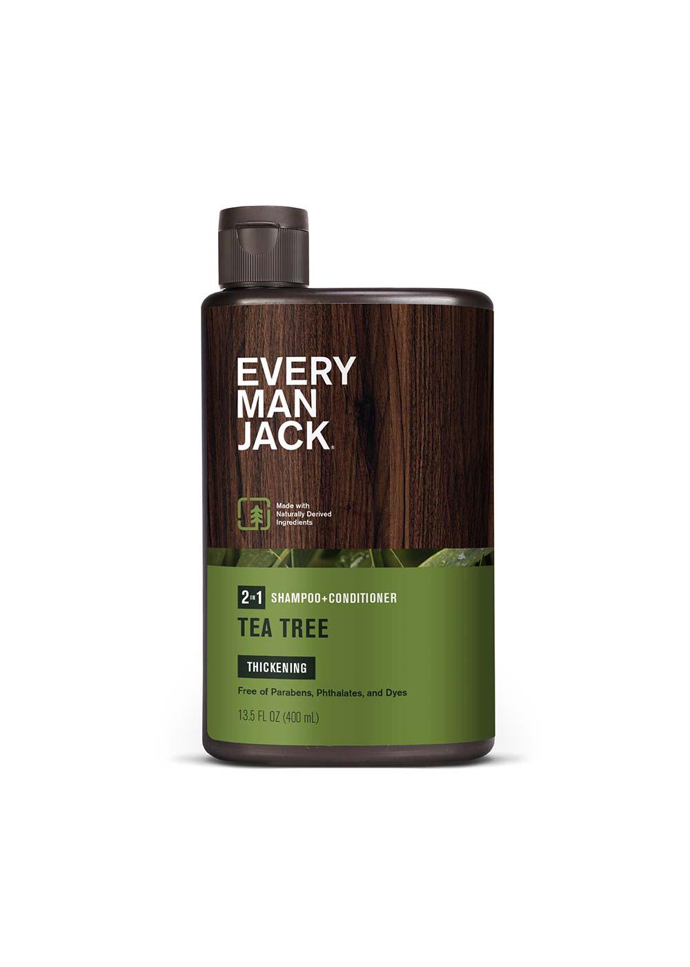 Every Man Jack Thickening Shampoo + Conditioner - Tea Tree; image 1 of 2
