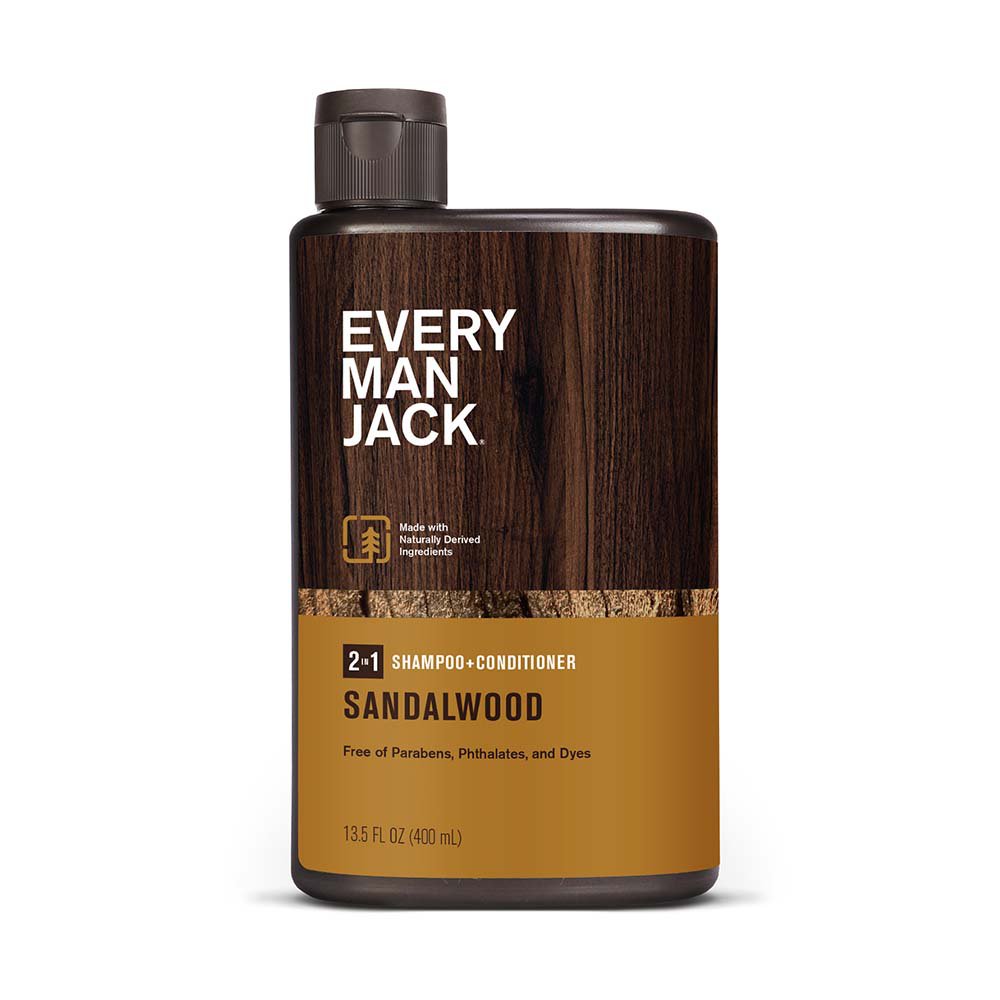 Every Man Jack Shampoo + Conditioner Sandalwood Shop Shampoo