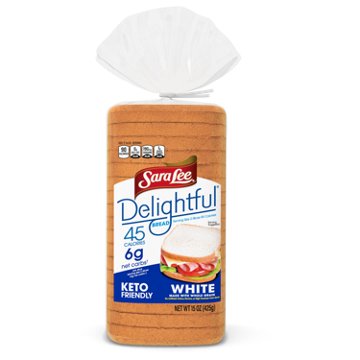 Sara Lee Delightful White Bread, 15 oz